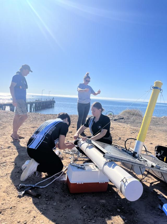KI students, AusOcean deploy reef monitoring rig off Kingscote | The ...