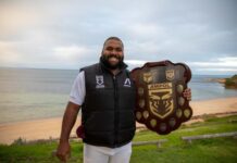 State of Origin Shield, rugby league legend Sam Thaiday visit Kangaroo Island