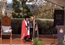 Jennie Teasdale receives Honorary Doctor of Letters