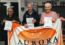 Aurora Ozone Triples lawn bowls at Birchmore