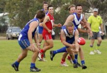 Senior footy action at Parndana: PHOTOS
