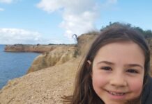 Martina, 7, helping other kids with Variety’s Hair with a Heart