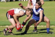 A Grade semi-final football action: PHOTOS