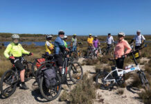Kangaroo Island Bicycle Users Group ride around Kingscote