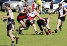 Reserves semi-final football action from Kangaroo Island: PHOTOS
