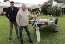 Sailing dinghy rudder relocated after 13 years lost at sea