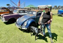 Adey Curtis finds her long-lost VW Beetle, brings it home to KI