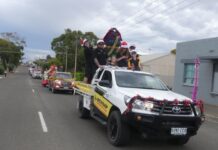 Street float parade, tree display, Santa photos for 2023 Kingscote Christmas Pageant