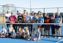 Tennis played at new Stokes Bay complex the night before grand opening