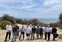 New Art Museum of Kangaroo Island board meets, visits Reeves Point
