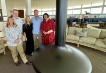 John Hird and Alison Heath leaving Southern Ocean Lodge after 12 eventful years