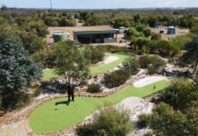 Darren survives fire, builds mini golf course out west on KI