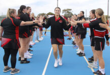 Opening match, Jean Griffith Medals for KI Netball