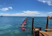 Underwater pipes in place as KI’s new desal plant progresses