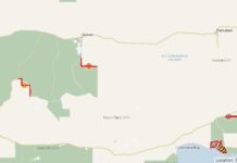 National Parks prescribed burn along Flinders Chase boundary, southwest of Parndana