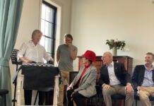 Hurleys return to see finished Stokes Bay Hall on KI