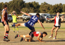 KI Football League action from 2024 opening rounds