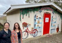 Lisa’s magnificent mural adds ambiance to Susie’s French patisserie