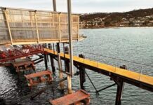 Night works begin at Penneshaw ferry port upgrade project