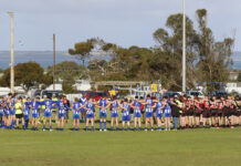 Round 9 A Grade action from Kingscote