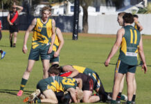 B Grade, Colts play at Kingscote: Action photos