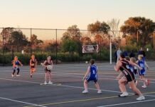 Wisanger Under 11s travel to Saints’ new courts for evening netball