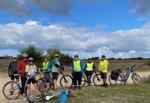 MacGillivray meander for the KI Bicycle Users Group riders