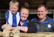 Supporters watching Wisanger host Parndana: PHOTOS