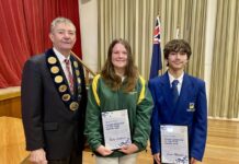 Young achievers Ruby Lashmar, James Mitchell recognised on Settlement Day