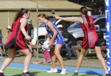 Junior netball action from Kangaroo Island: PHOTOS