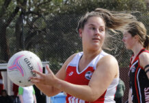 Senior KI netball action at Parndana: PHOTOS