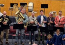 Band grows as take-off nears