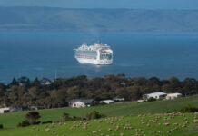 First cruise ship of season docks at Penneshaw