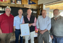 Colin Hopkins honoured with 30-year celebration