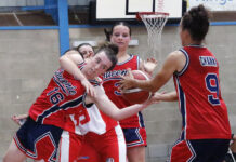 B Grade Women’s action from Kangaroo Island basketball: PHOTOS