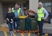 Weekly summer recycling program details for Kangaroo Island