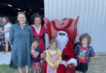 Santa at the Pageant