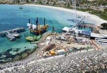 Penneshaw, Cape Jervis ferry port upgrades progressing well