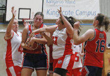 Queenie A Women defeat Parndana in Week 12 of KI basketball: PHOTOS