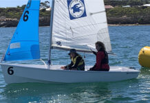 Quiet, hot day for sailing at Kangaroo Island Yacht Club