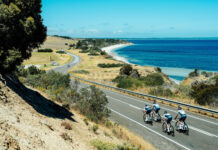 Elite riders enjoy Kangaroo Island before Tour Down Under