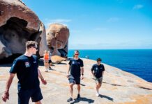 Tour Down Under team enjoys Kangaroo Island hospitality: PHOTOS