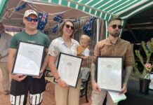 New citizens, speeches, families