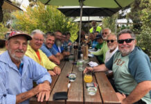 Just gourmandizing for Kangaroo Island Bicycle Users Group riders