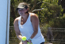 Players brave the heat at Gosse tennis courts