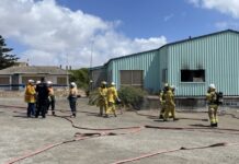 CFS extinguishes fire inside abandoned Kingscote Penguin Centre building
