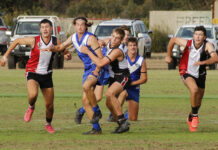 A-Grade footy action at Western Districts: PHOTOS