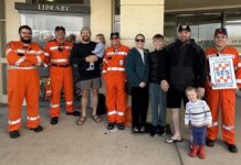 More photos from KI SES volunteers’ Wear Orange Wednesday