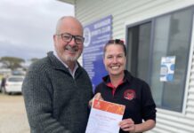 Club grants awarded at Saturday sports at Wisanger