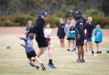 Special day with Port footballers to boost morale at Parndana club